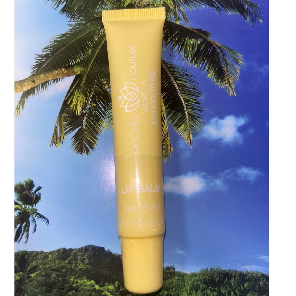 Rachel Couture Vanilla 24H Moisture Lip Balm New Sealed‎